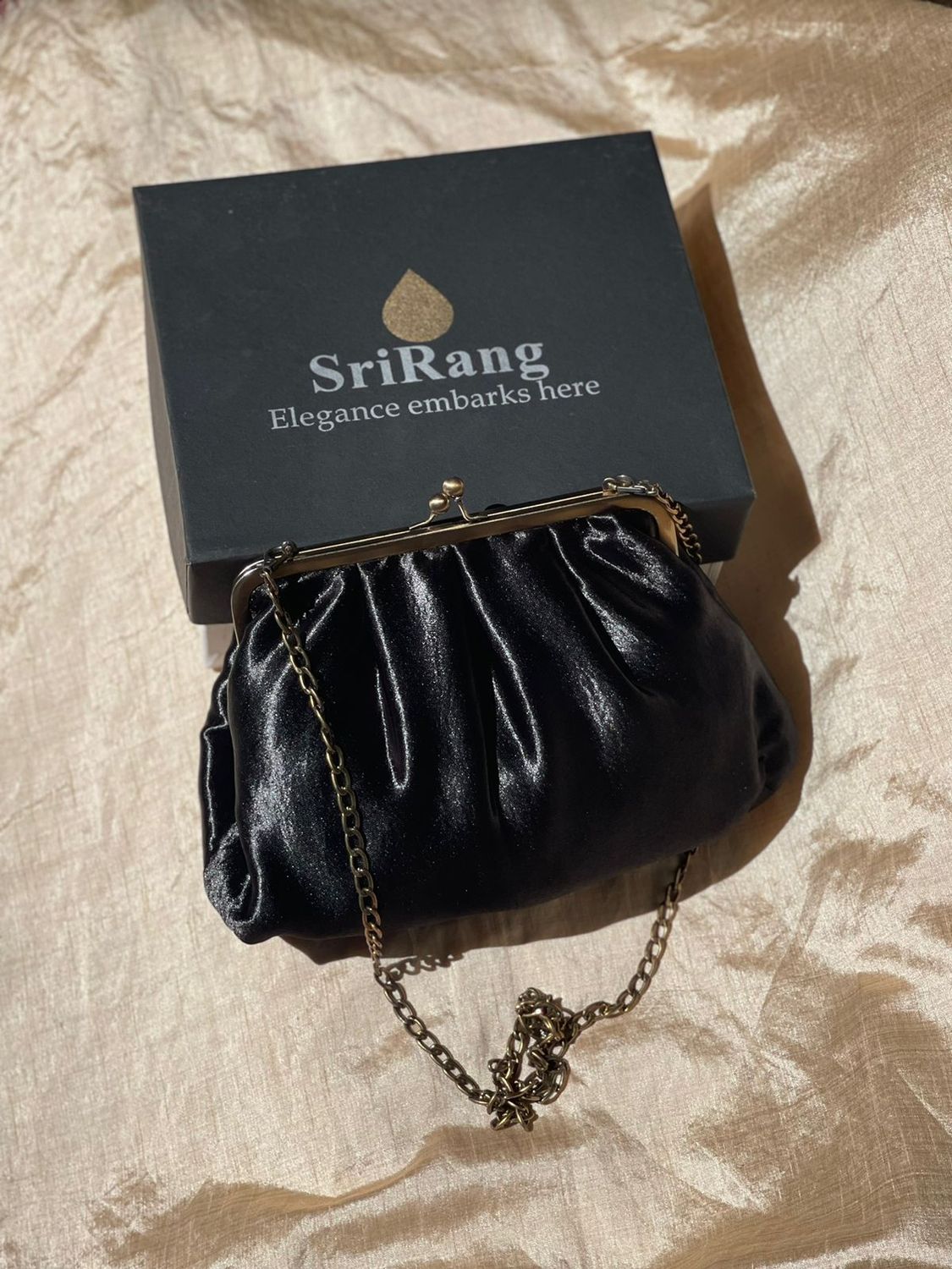 Jet Black Money Purse