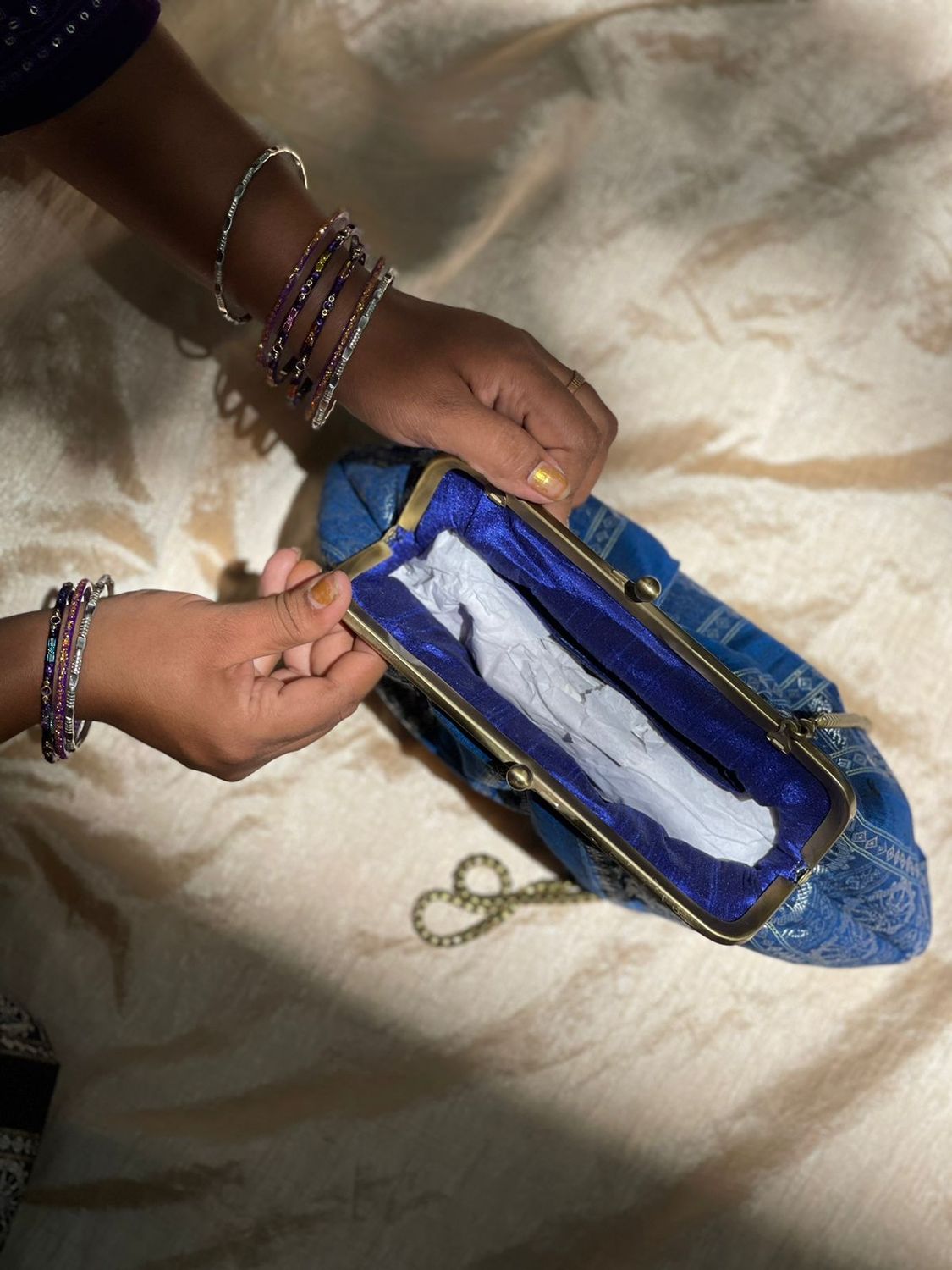 Blue Chakra Money Purse