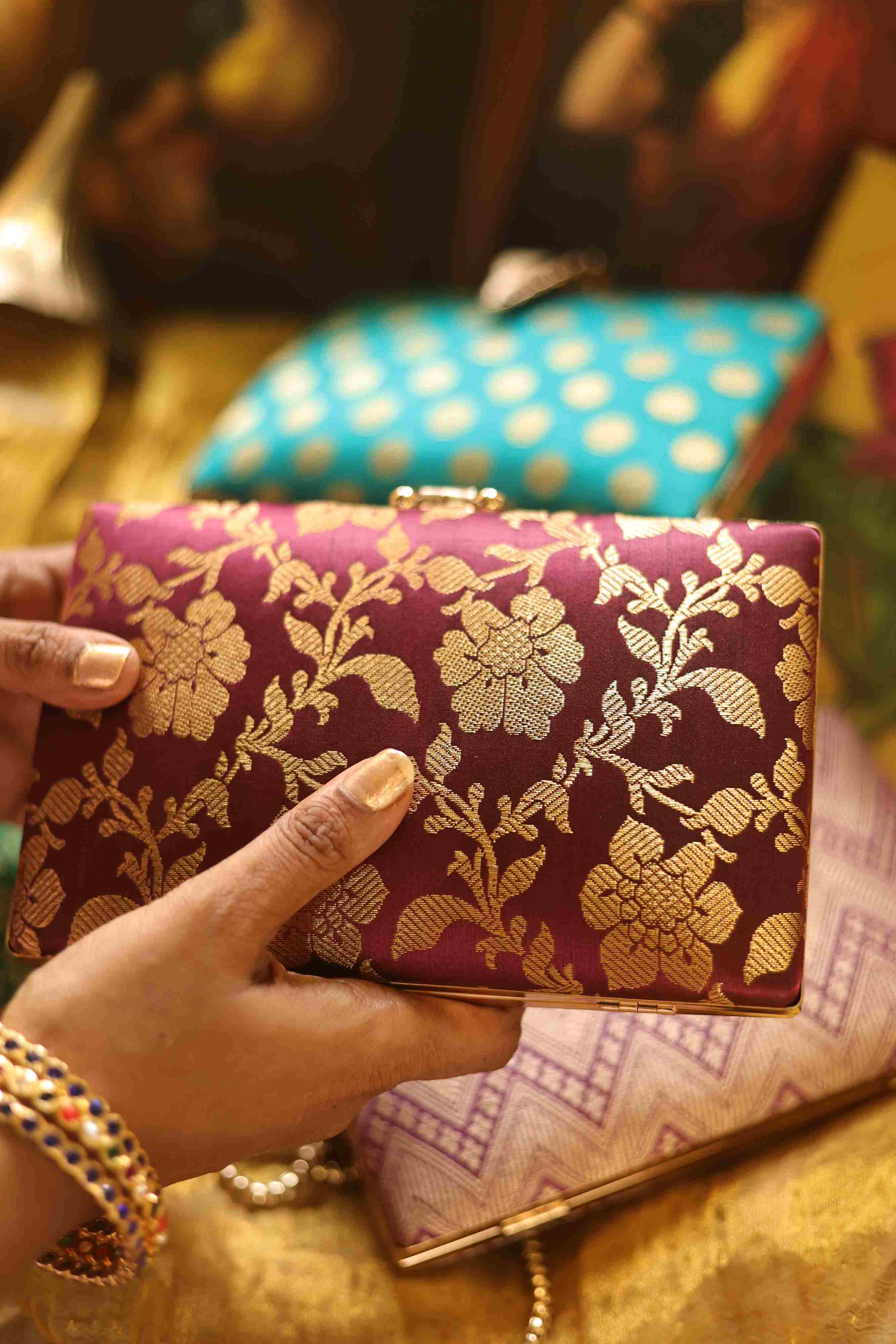 Burgundy floral