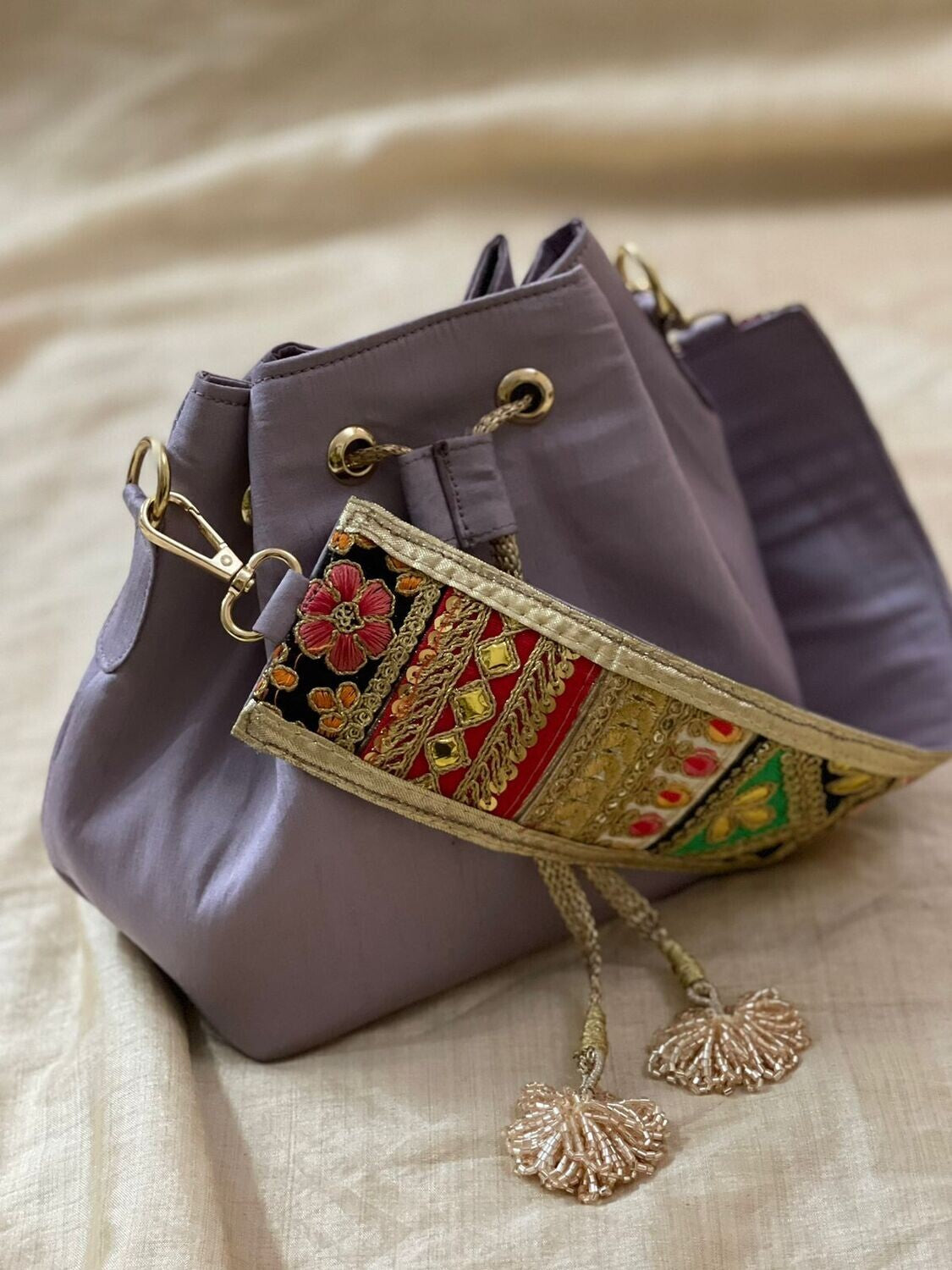 Lavender Mini Bucket bag
