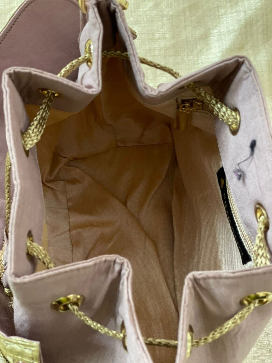 Blush Pink Mini bucket bag