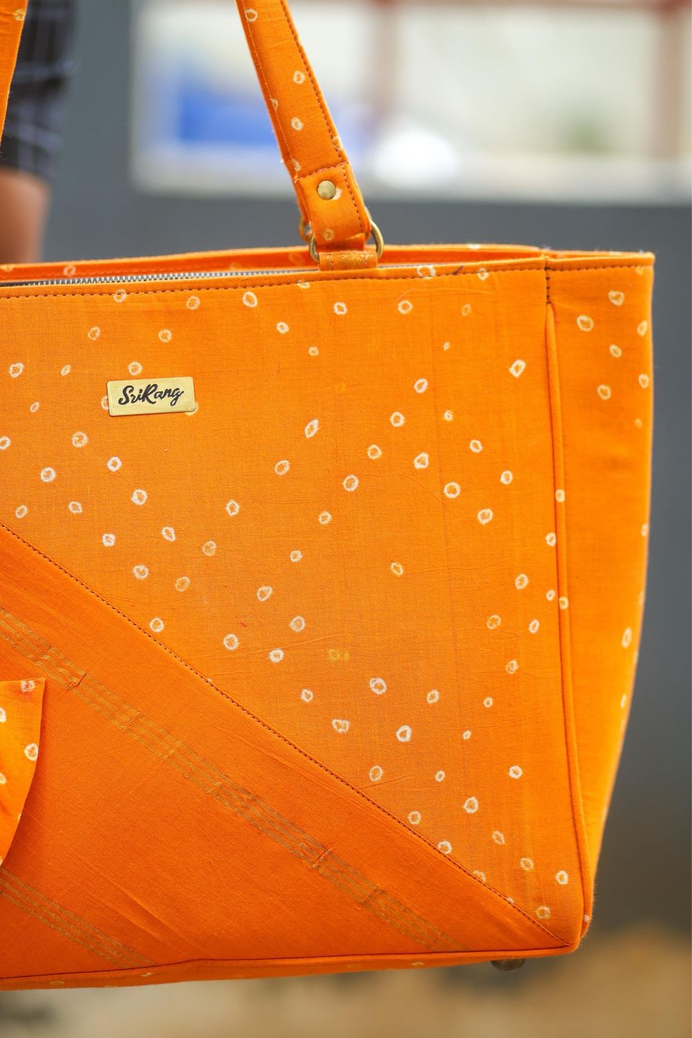 Manjal Orange Sungudi