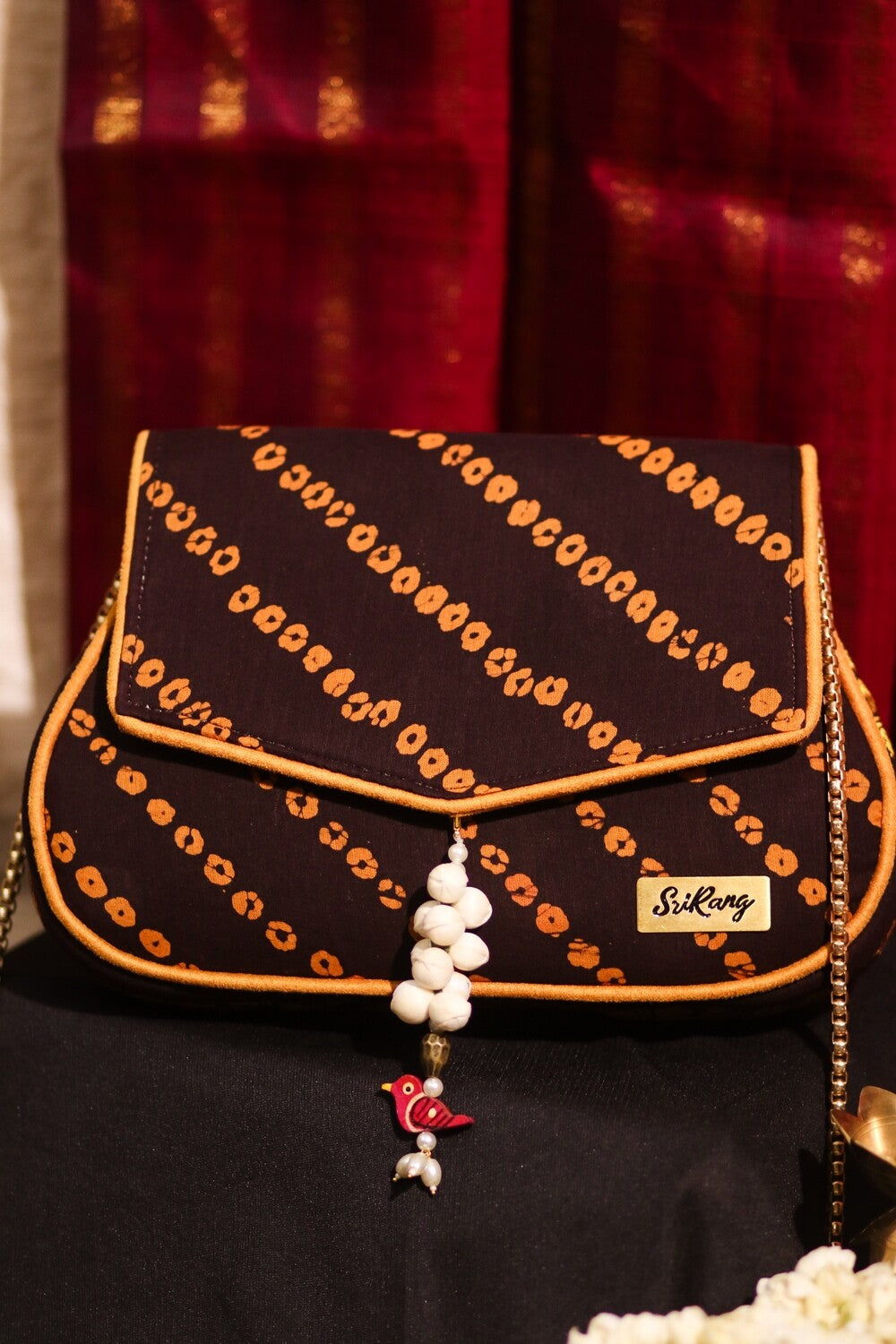 Madurai Sungudi Kaapi Brown