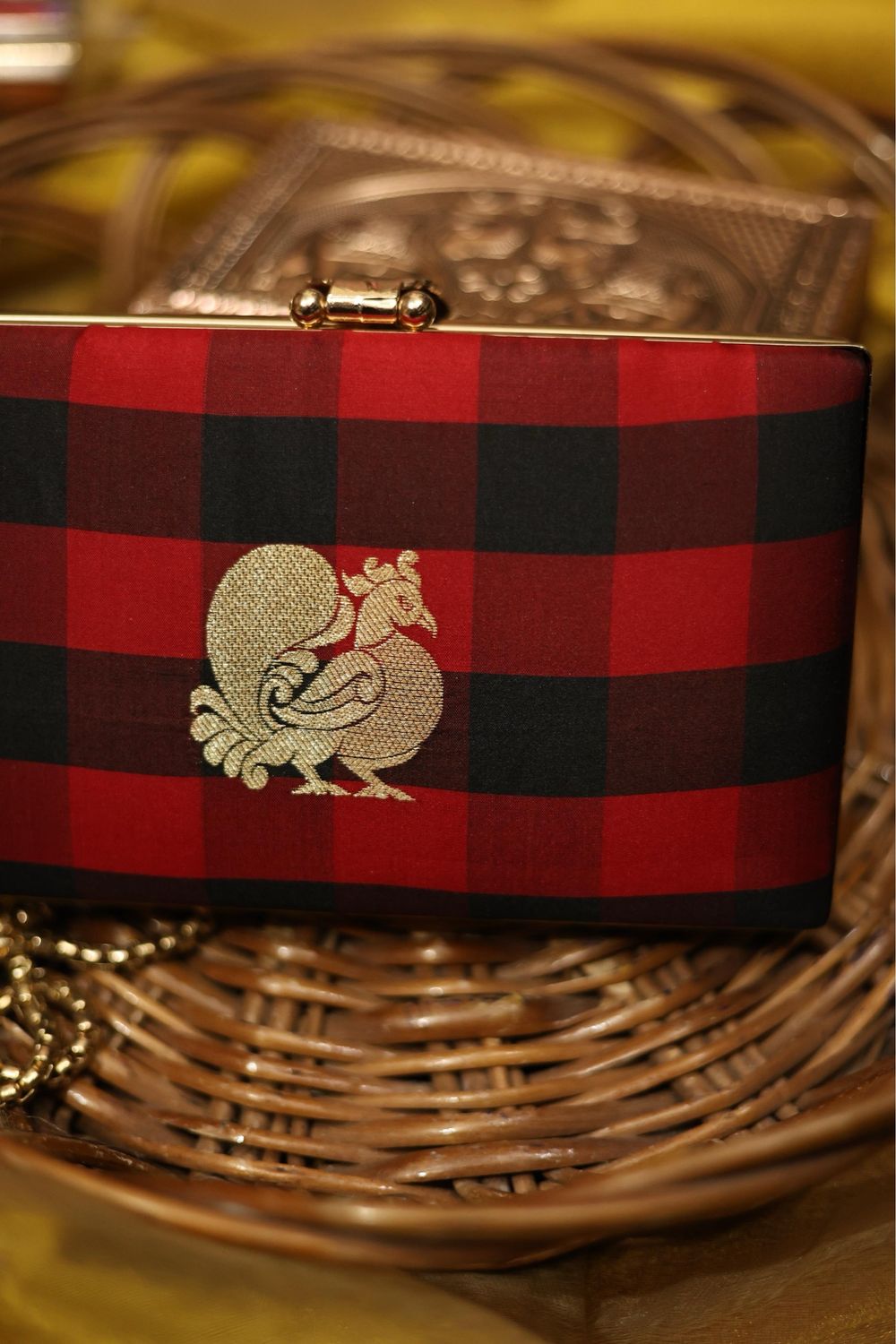 Red and Black Checks With Mayil