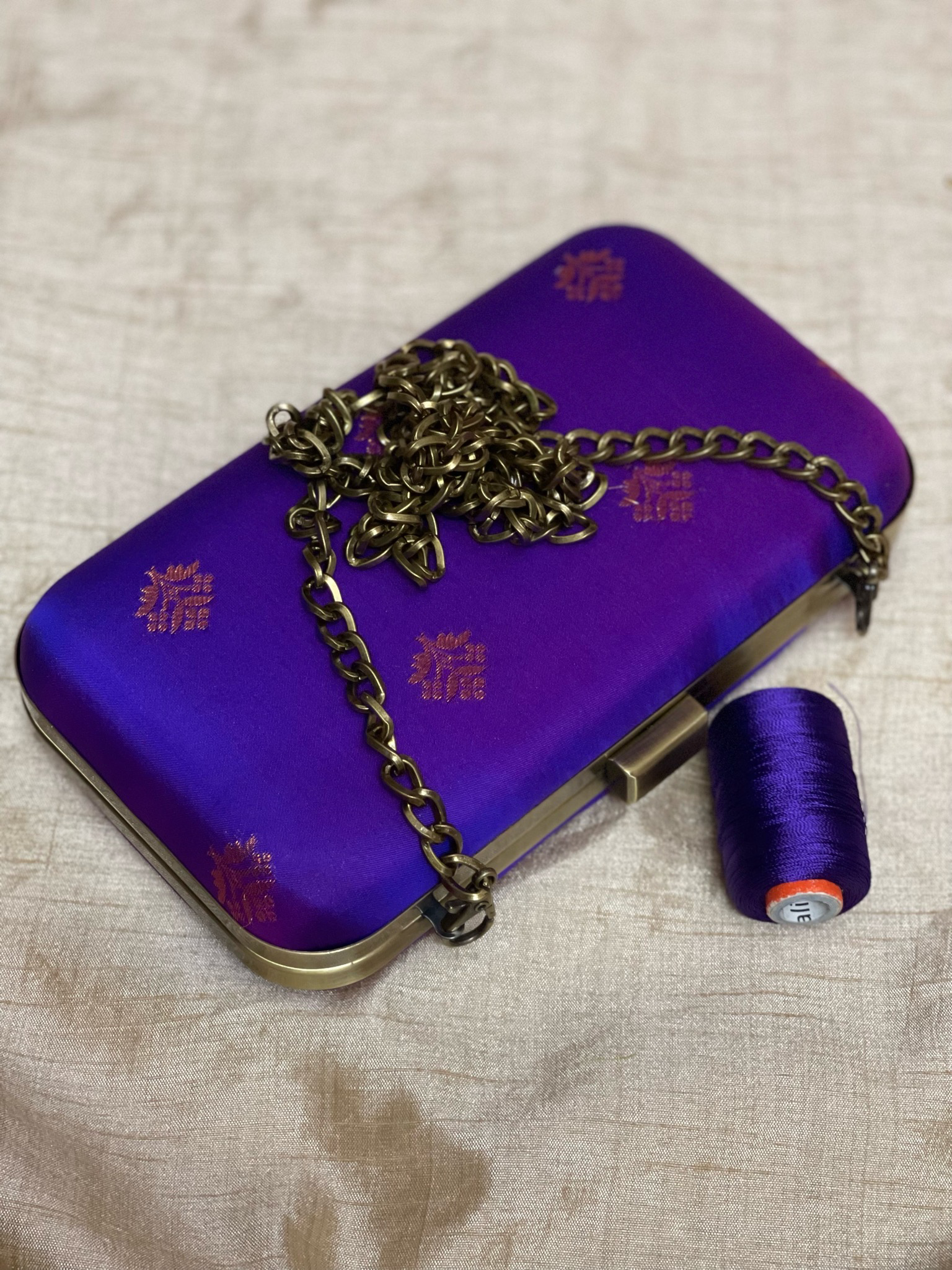 Purple Buttah Copper Zari
