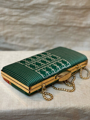 Half Border Ikkat Inspired Paithani