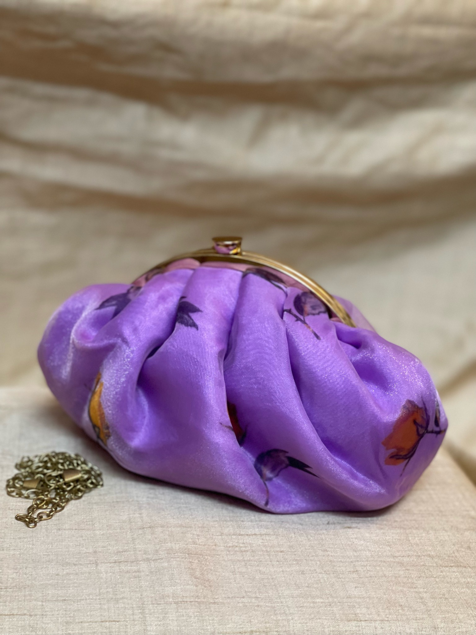 Lavender With Orange Rose