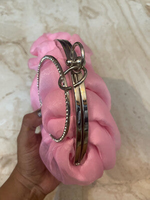 Baby Pink Silver Frame