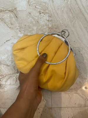 Golden Yellow With Silver Frame