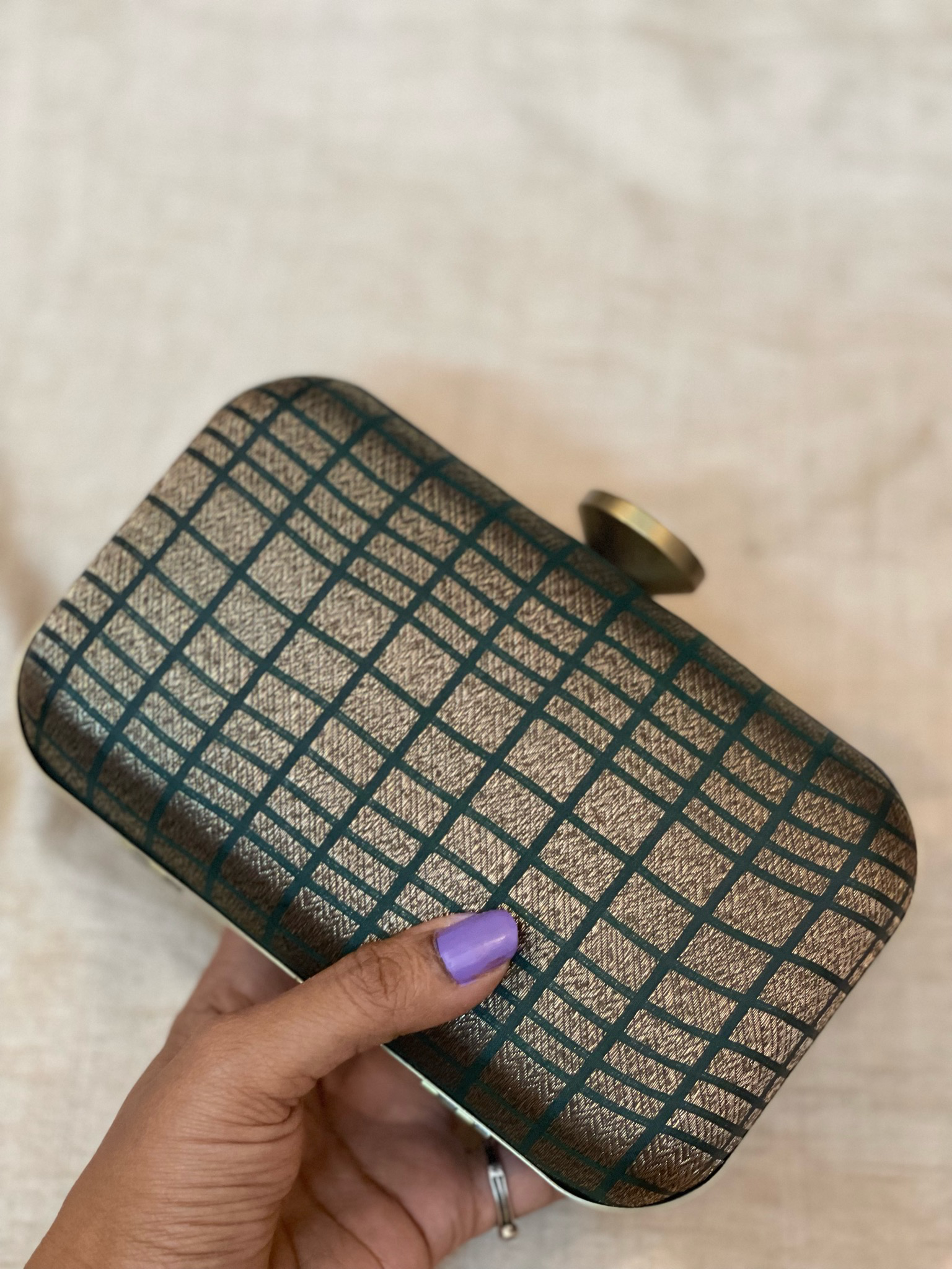 Bottle Green Pure Banarasi