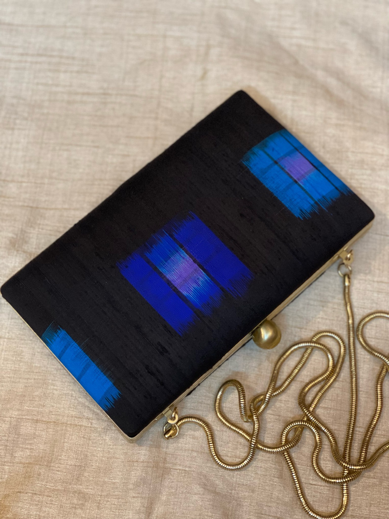 Black and Electric Blue