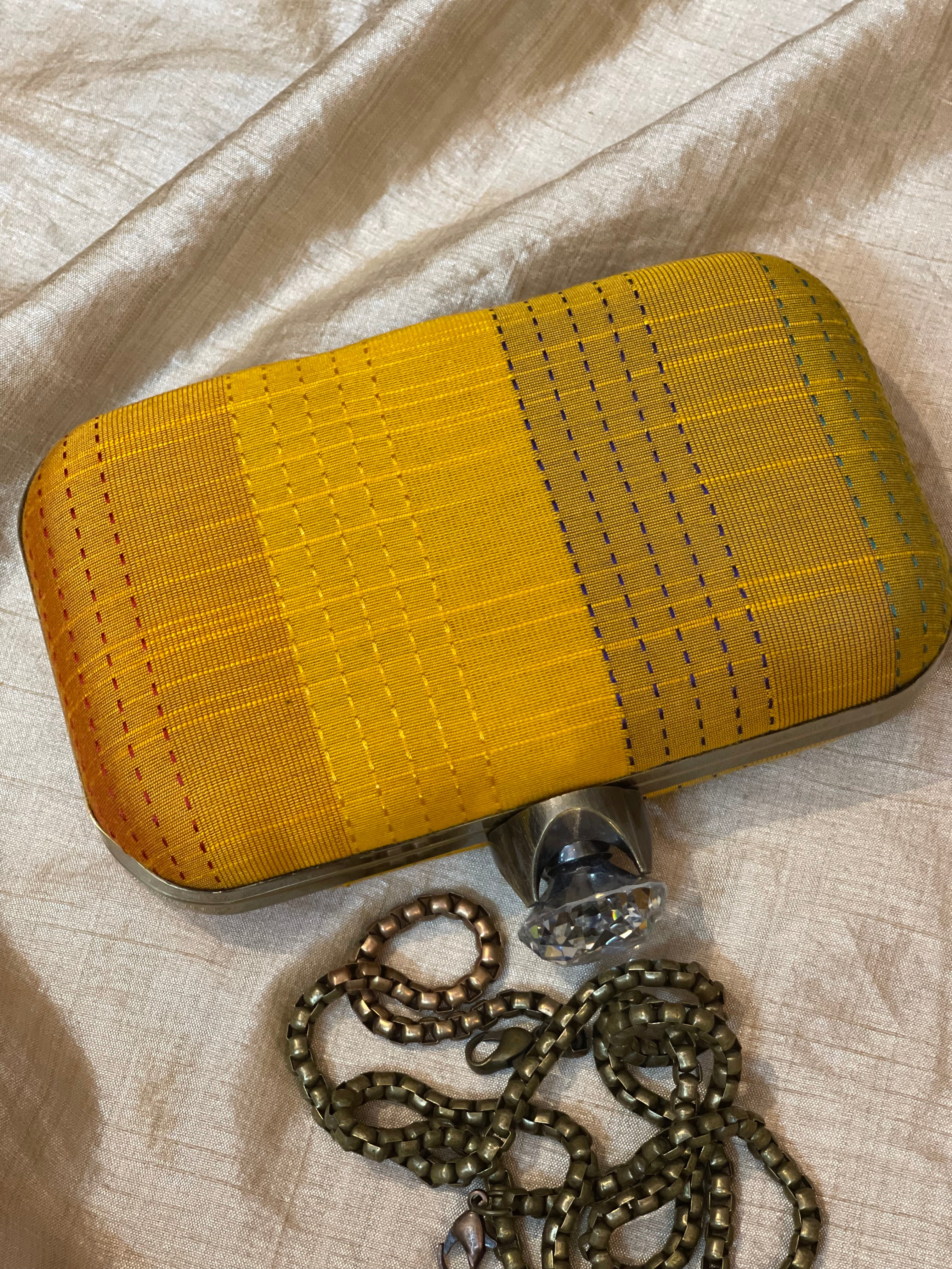 Velir Manjal Silk Kantha Orange