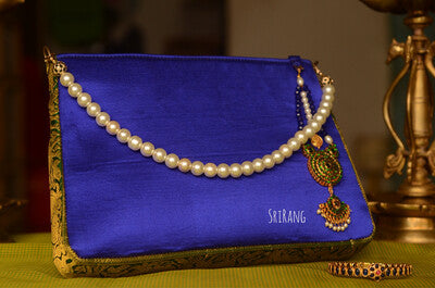 Royal Blue And Green Border