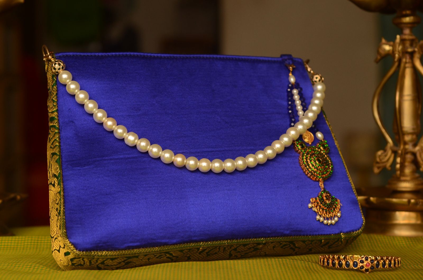 Royal Blue Handbag
