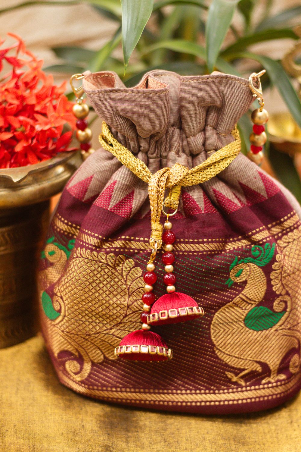 Coco And Maroon Mayil Kanchi