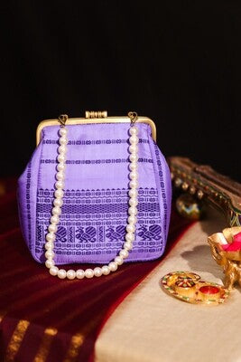 Lavender Annapakshi Small Damru