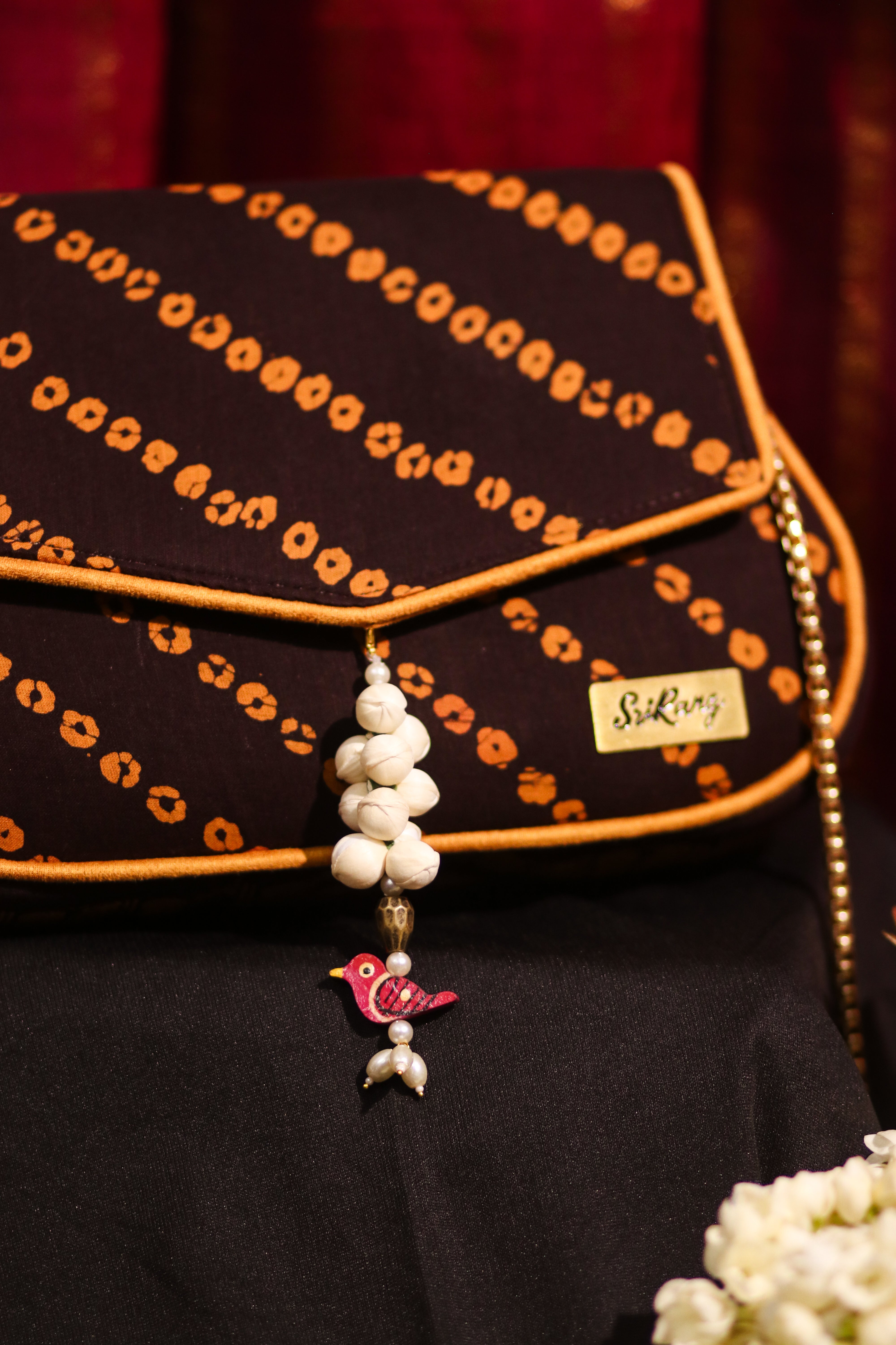 Madurai Sungudi Kaapi Brown