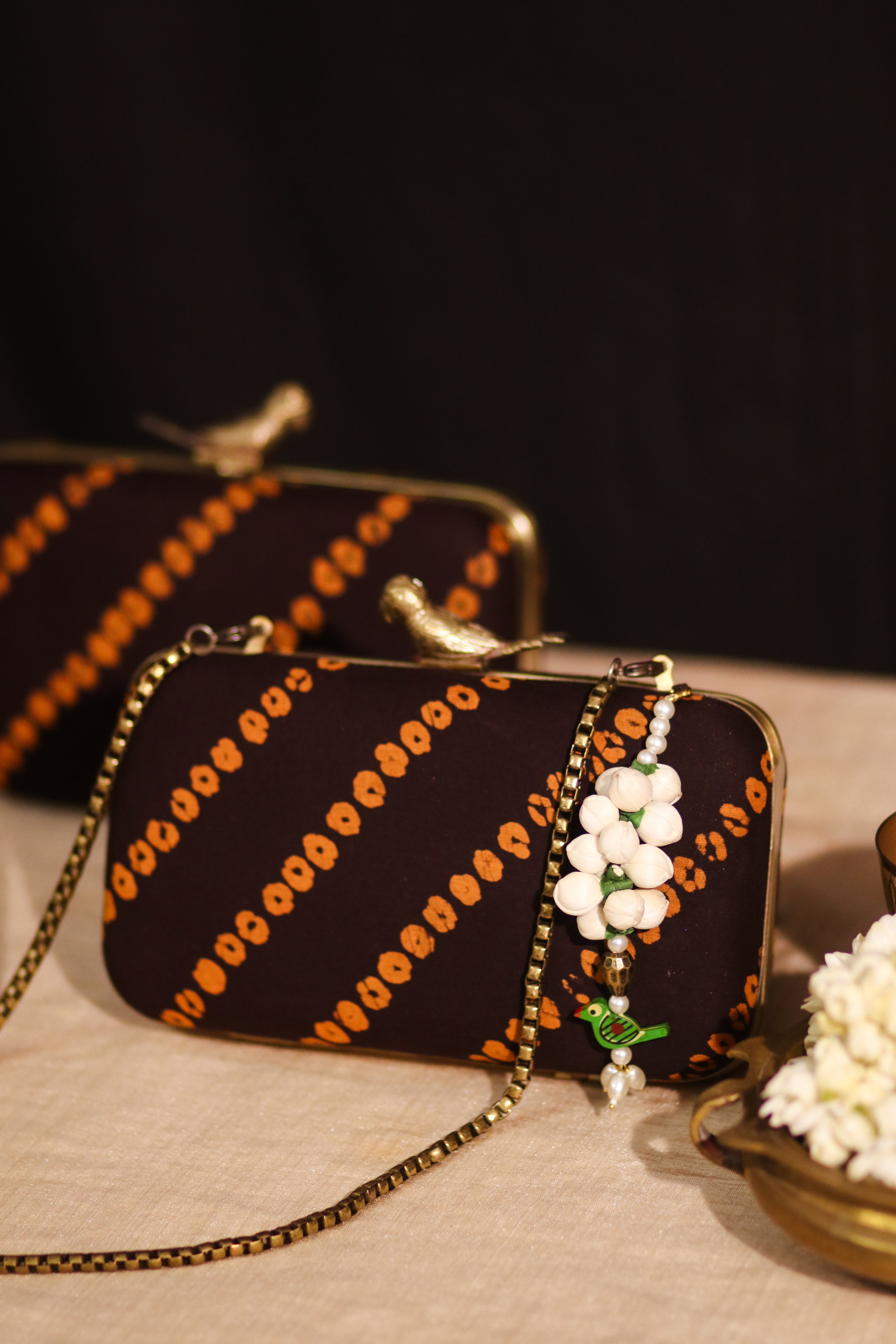 Madurai Meenakshi Sungudi Kaapi Brown