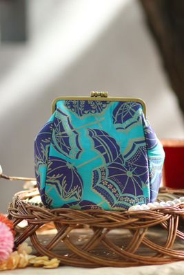 Small Damru Umbrella Blue