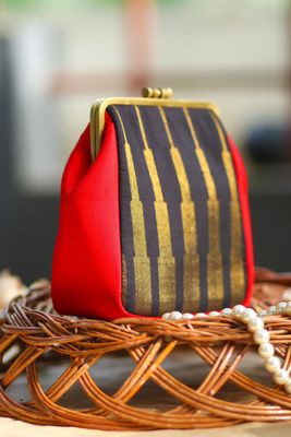 Small Damru 8Kol Red & Black