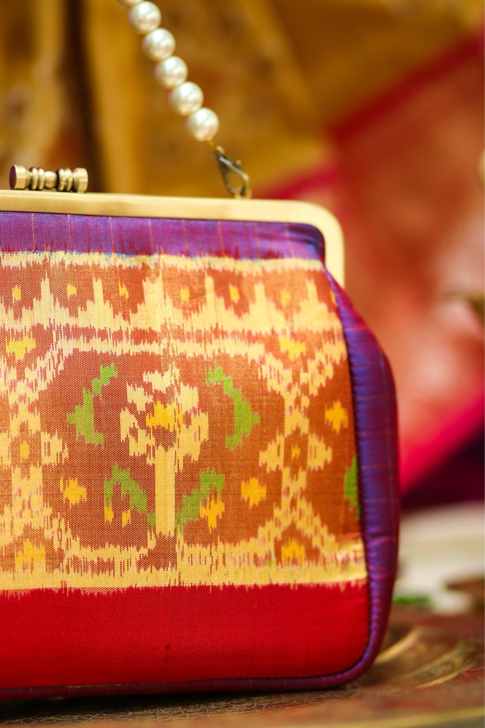 Purple Blissfully Ikkat