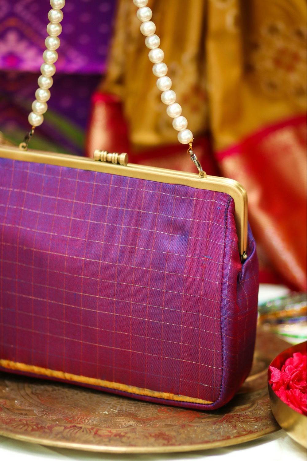 Purple Blissfully Ikkat