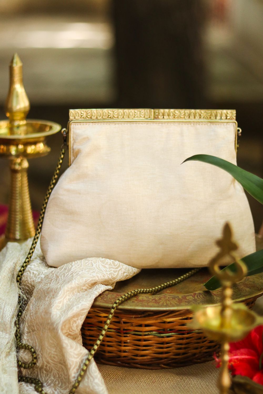 Muted polka Anarkali