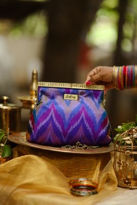 Ikkat Multi Color With Rajasthani Mirror