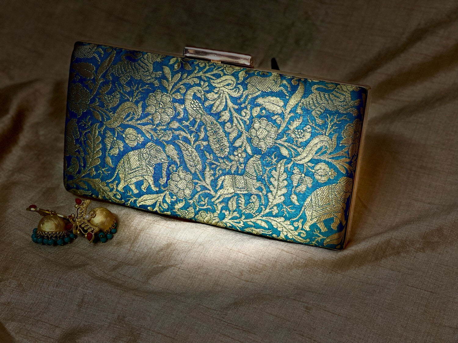 Double Shade Turquoise Blue And Lilac