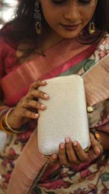 Madhulika Rose Rattan And Silver Bling