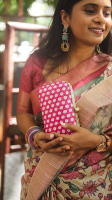 Madhulika Rose Rattan And Silver Bling