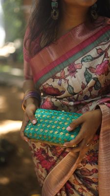 Leaf Green Rattan Madhulika