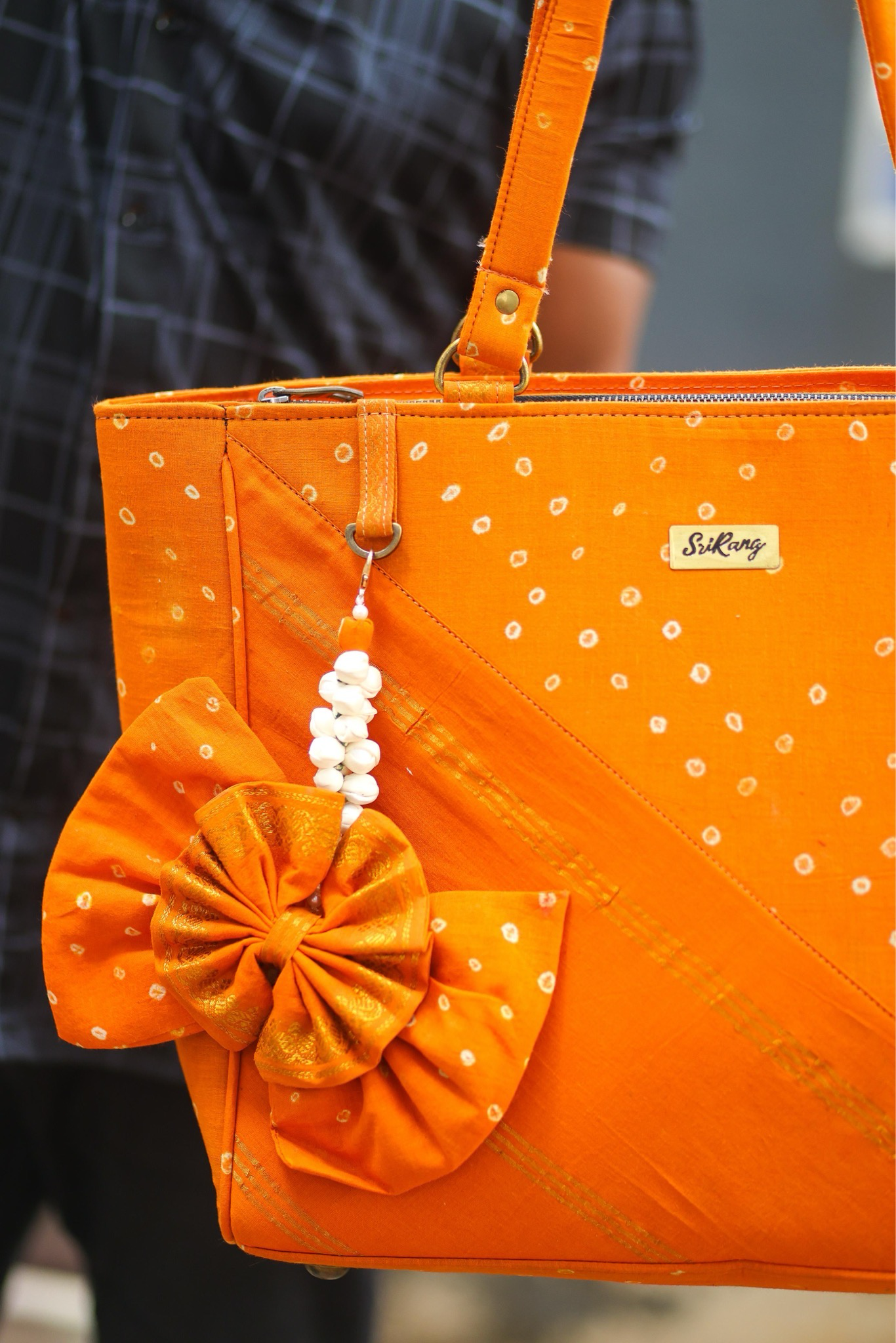 Manjal Orange Sungudi