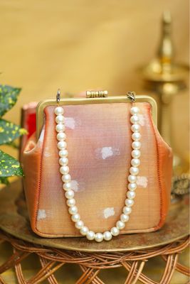 Orange And Red Silk Tissue