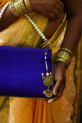 Royal Blue Handbag