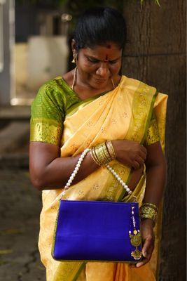 Royal Blue Handbag