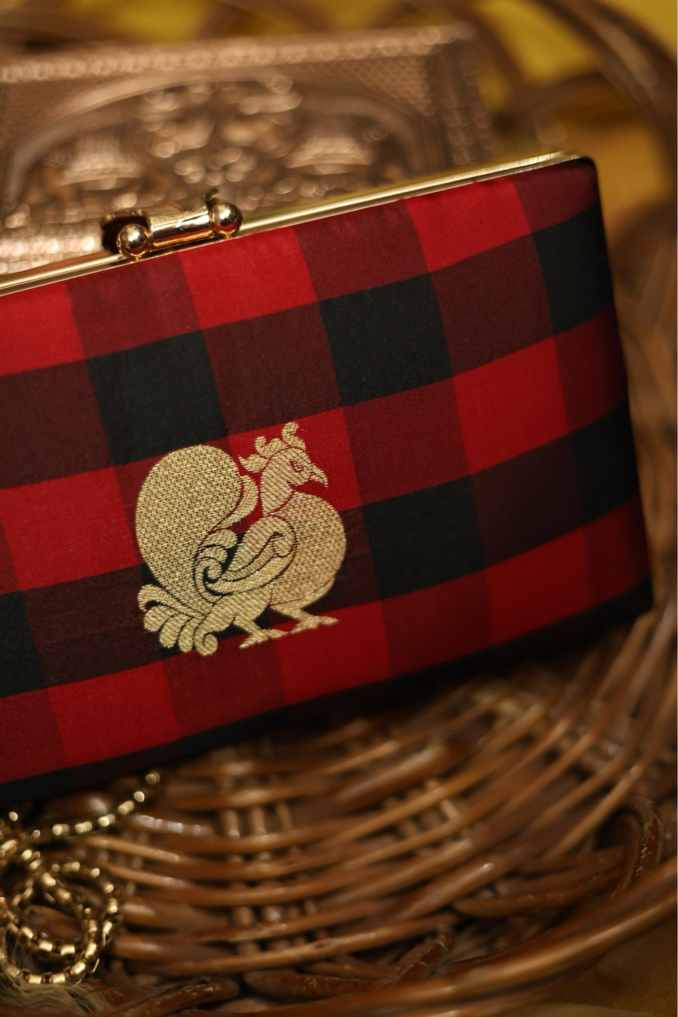 Red and Black Checks With Mayil