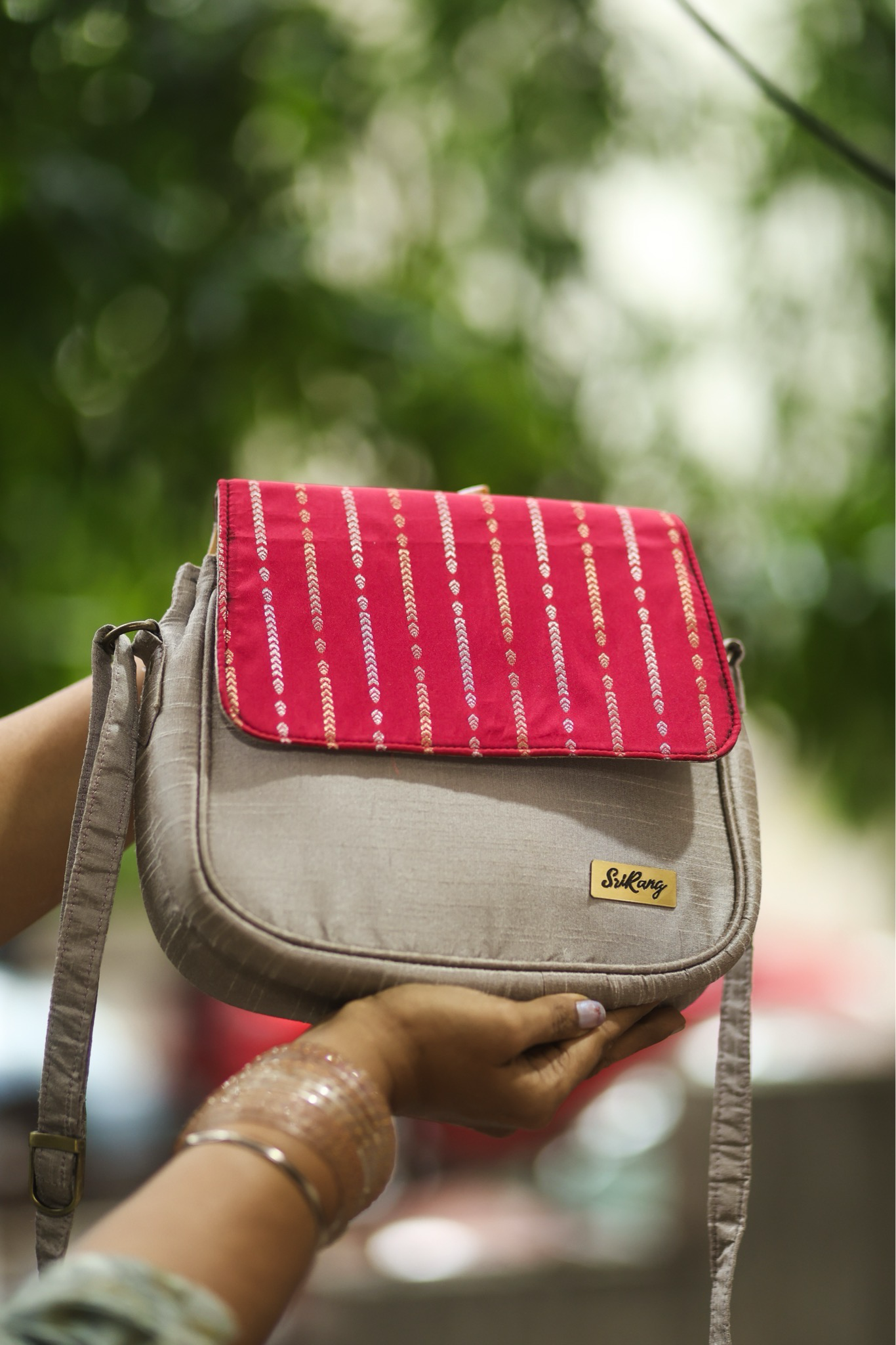 Mitai Pink And Silver Padmini