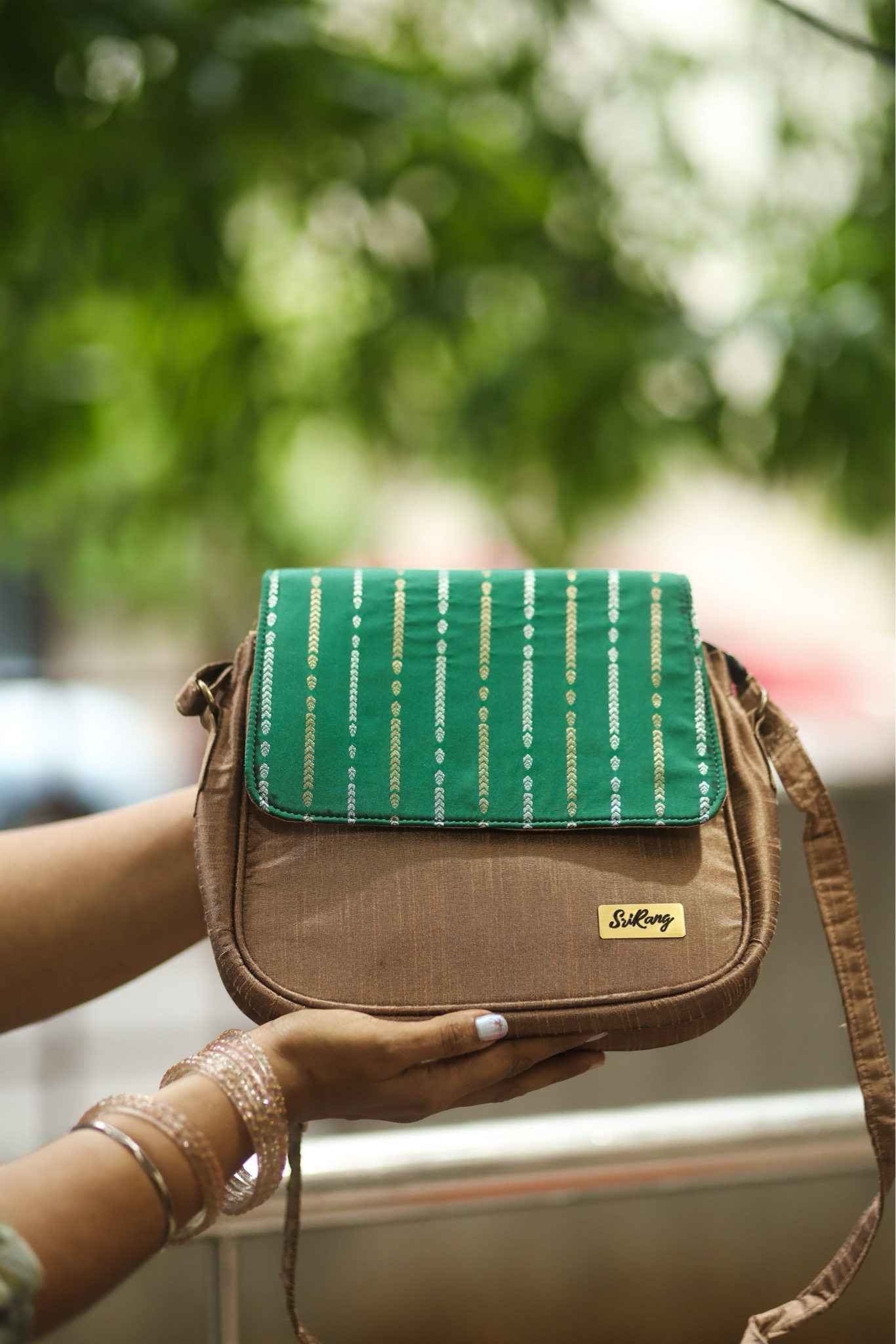 Leaf Green And Bronze