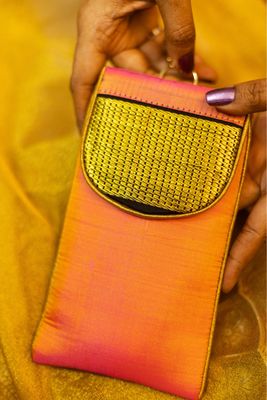 Peach And Pink With Black