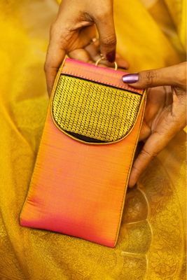 Peach And Pink With Black