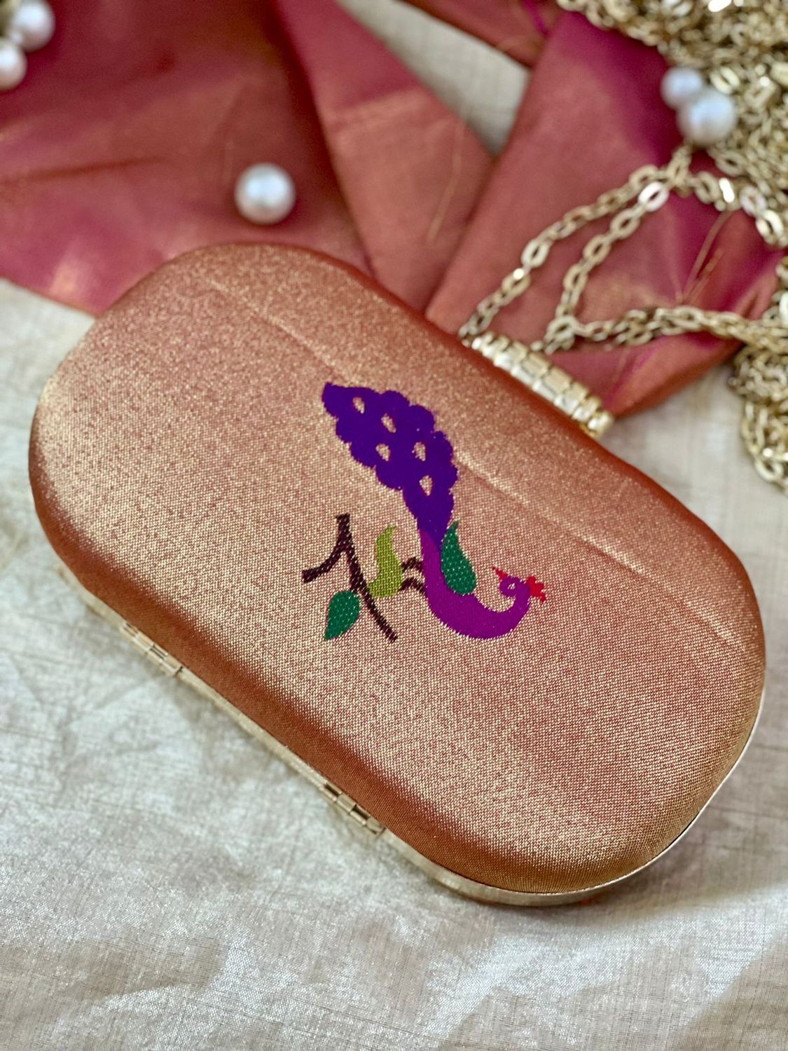 Paithani Peacock & Parrot