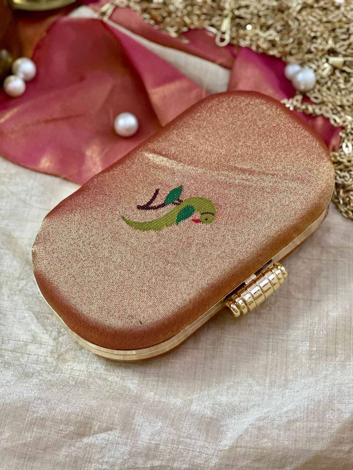 Paithani Peacock & Parrot