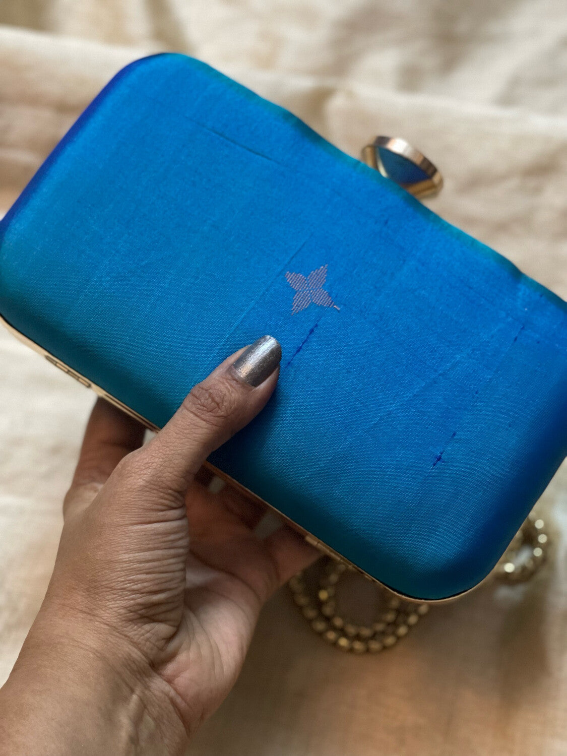 Single Buttah Peacock Blue