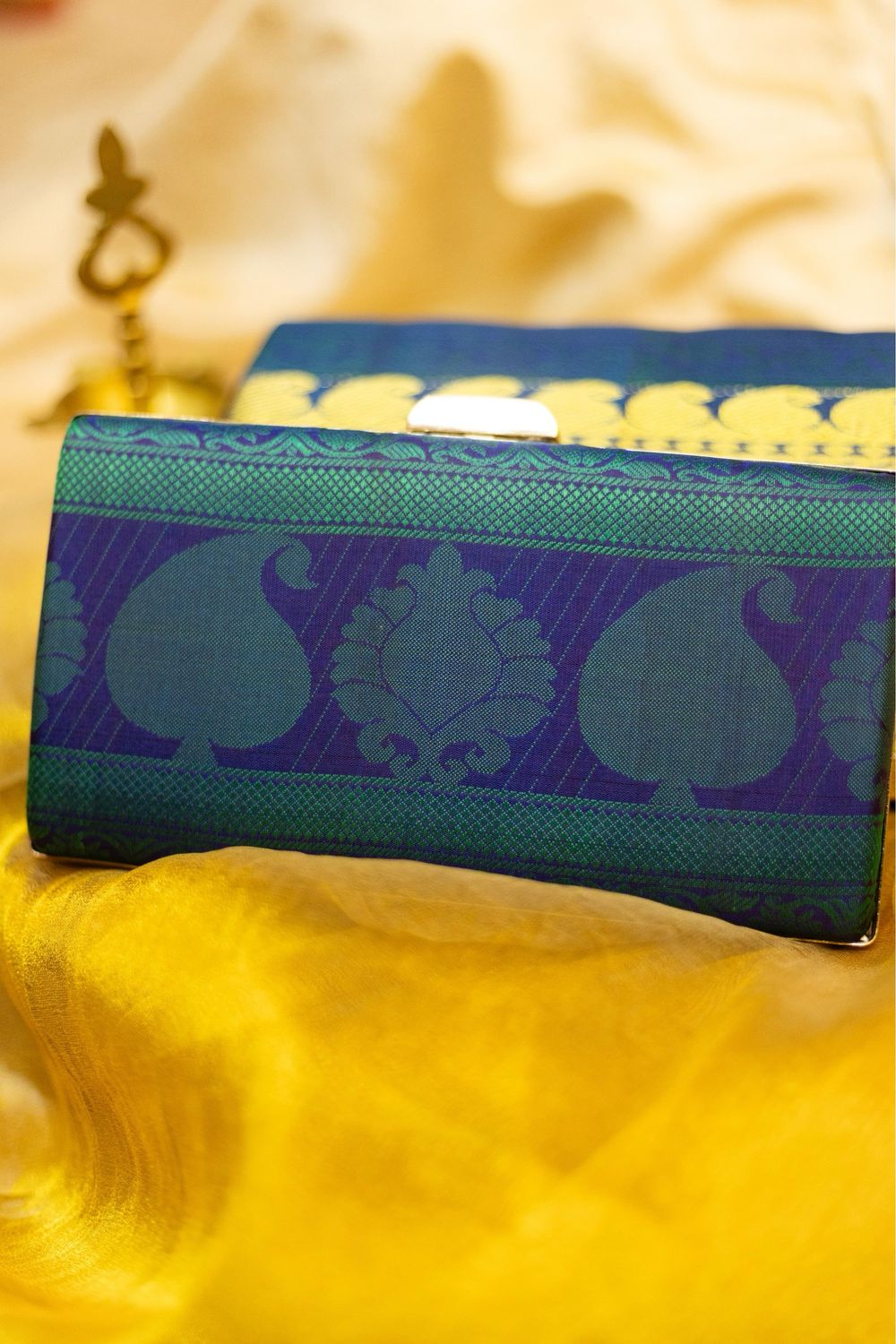 Peacock Green And Blue With Kodi And Paisly And Vanki On Front