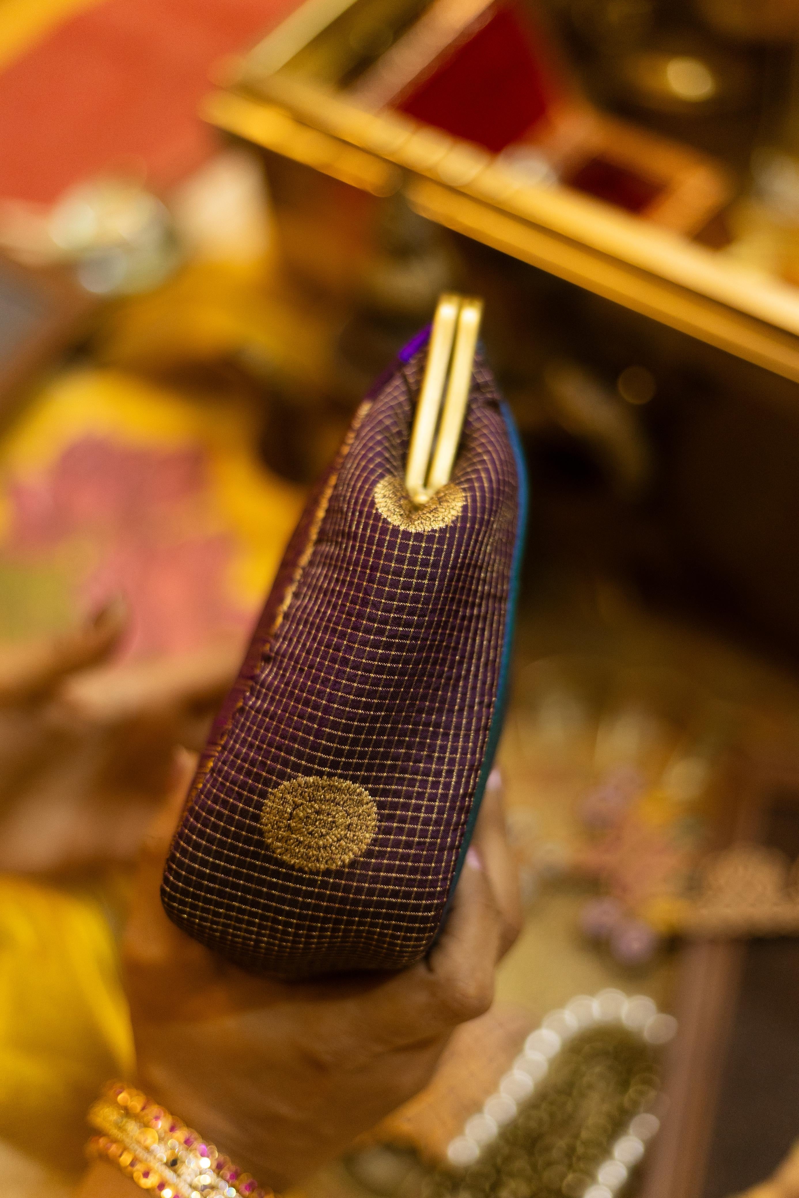 Peacock blue Venkatagiri