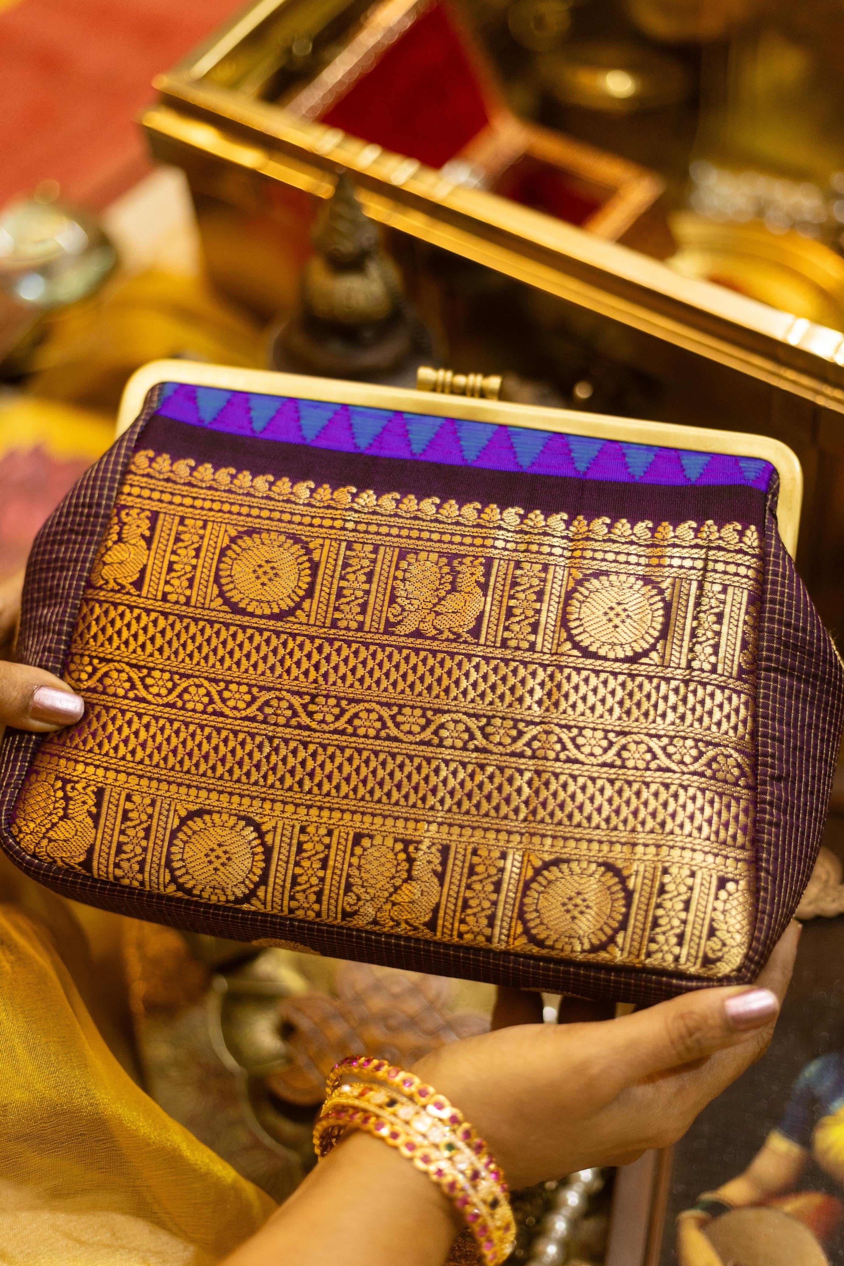 Peacock blue Venkatagiri