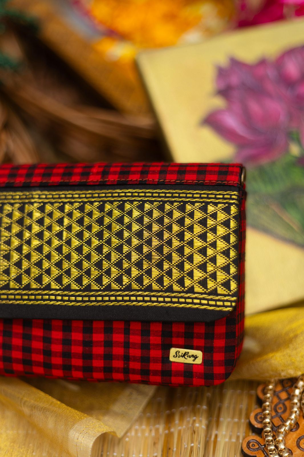 Black and red with arai madam black