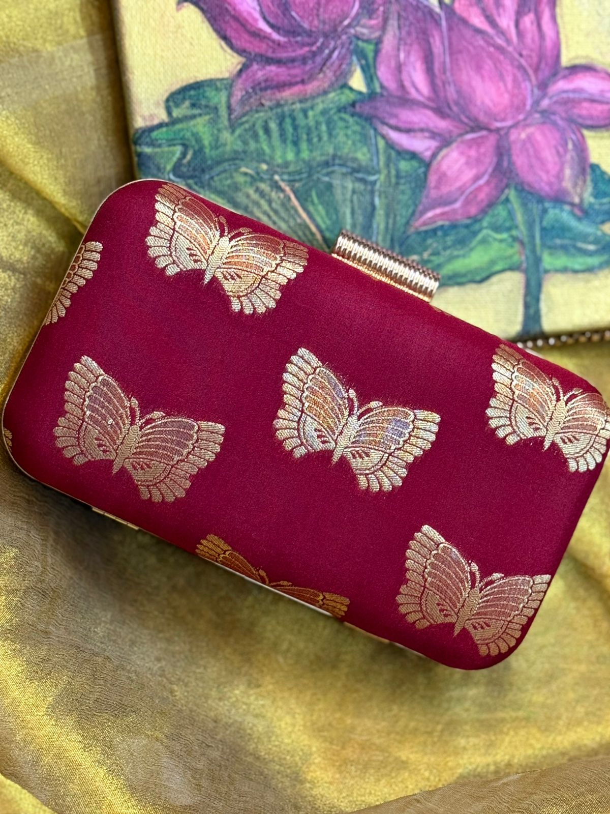 Maroon butterfly 🦋