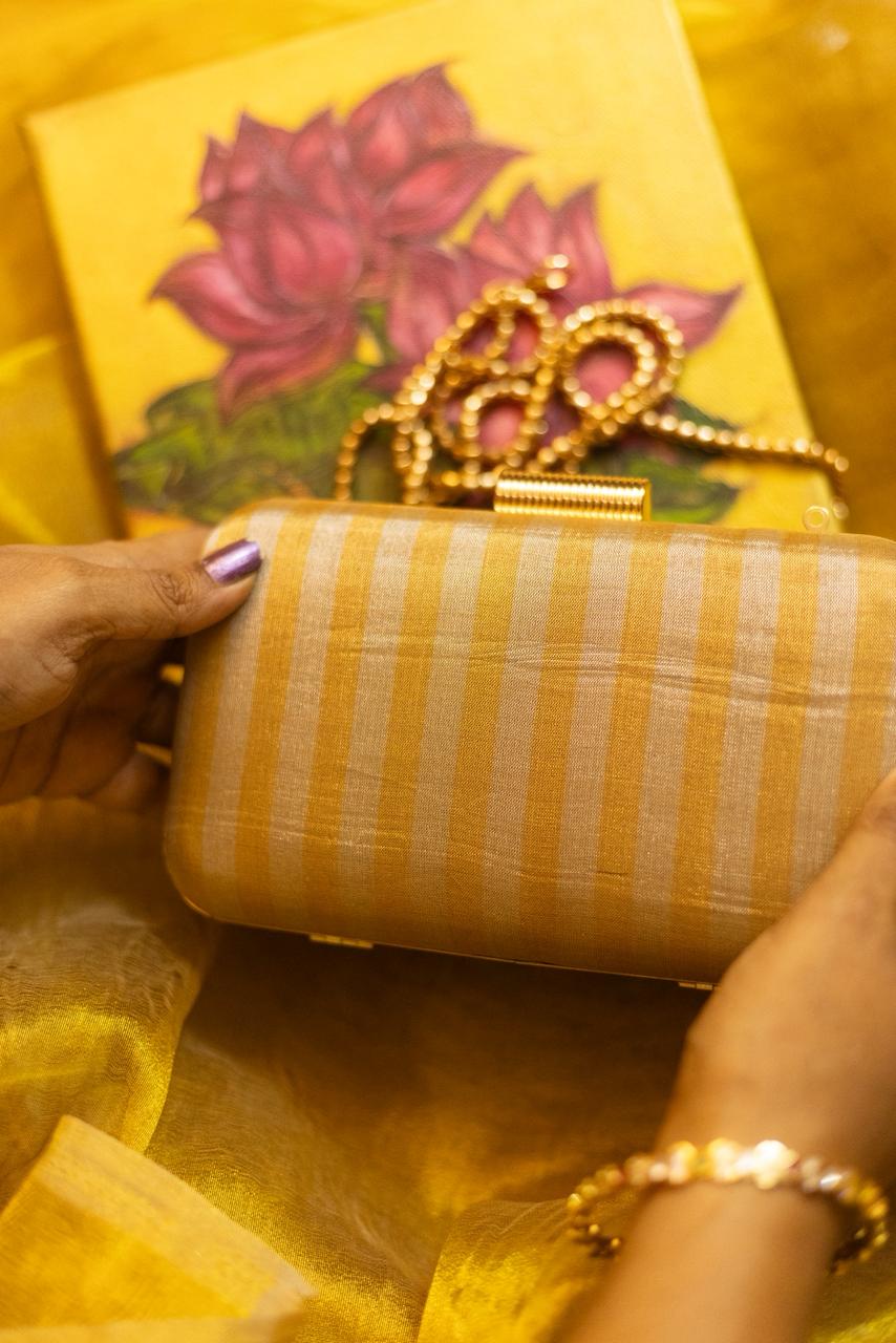 golden stripes with grey